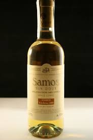 Half Bottle of Samos Grand Cru dessert sweet white wine 2014 (Greek sweet wine)