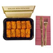 Greek Handmade Baklava with Pistachio Nuts & Syrup Traditional Flavour - Rich Aromas Net Weight 900gr