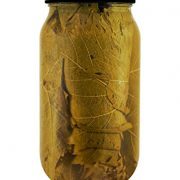 Elinos Greek Organic Vine Leaves Net Weight 950gr Glass jar