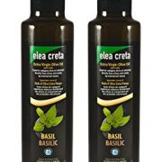 Elea Creta Extra Virgin Aromatic Greek Olive Oil with Basil 500ml Glass Bottle