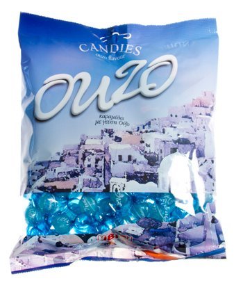 Greek Ouzo Candies, Alcohol Free, Net Weight: 200gr