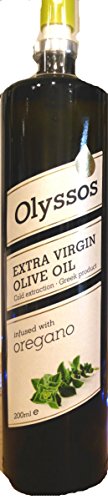 Olyssos - Greek extra virgin olive oil infused with natural oregano extract - 200ml spray bottle