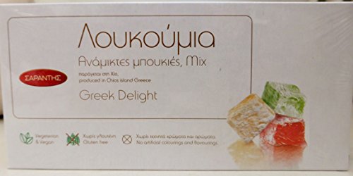 Greek Delight - Mix Bites - with natural flavours 400g (Loukoumi)